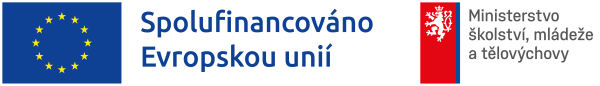 logo EU se slovy Spolufinancov&aacute;no Evropskou un&iacute;i a logo MŠMT